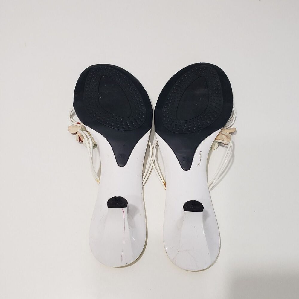 Adorable Sam & Libby Slip on Kitten Heel Colorful Sandals, Size 37 (size 6.5) - Picture 5 of 7